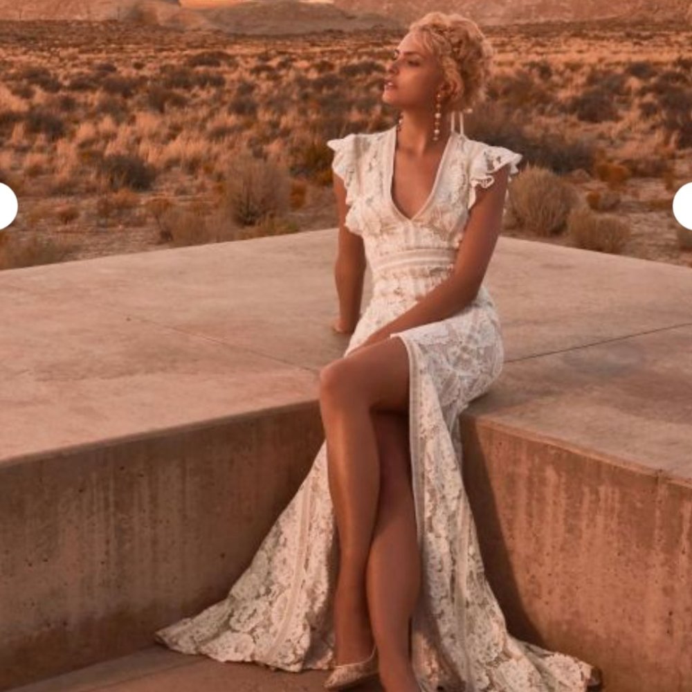 TADASHI SHOJI PLACID GOWN BHLDN WEDDING DRESS
